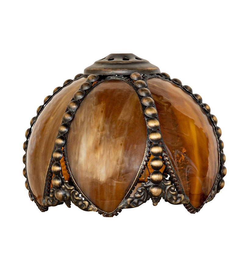 Meyda Tiffany 283868 Shade, Highlighted Craftsman Brown