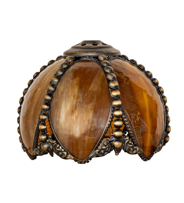 Meyda Tiffany 283868 Shade, Highlighted Craftsman Brown