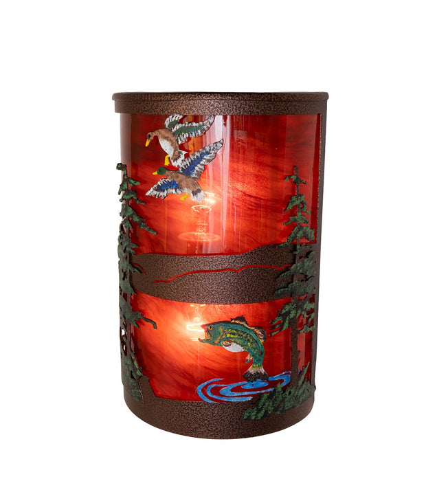 Meyda Tiffany 284058 Two Light Wall Sconce, New Copper Vein