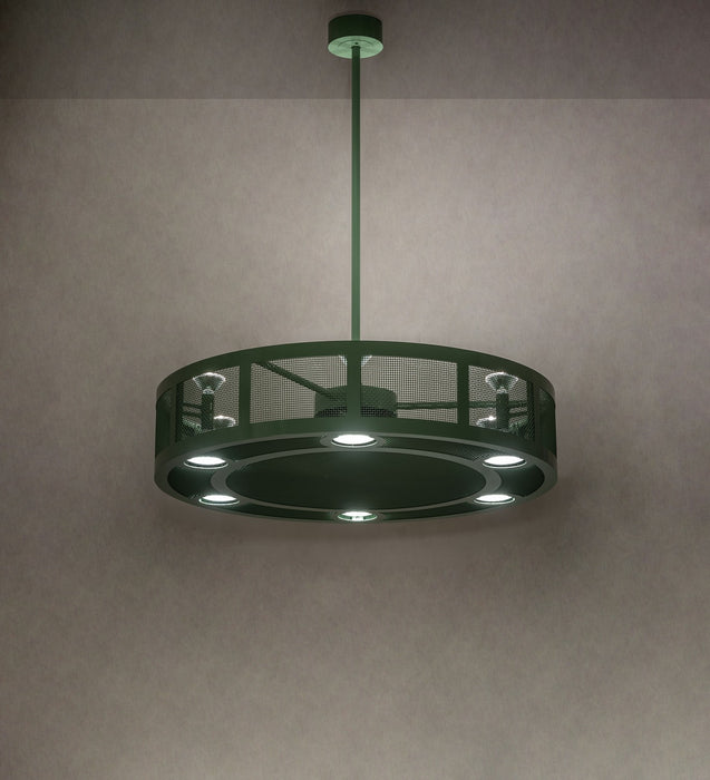 Meyda Tiffany 284102 LED Chandel-Air, Reseda Green