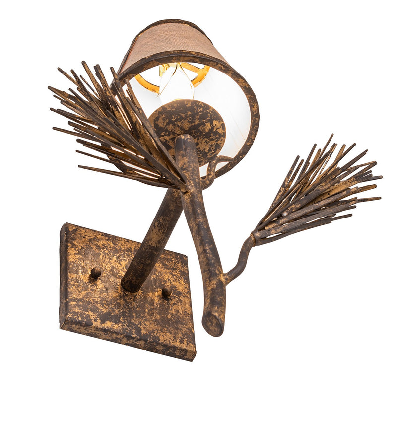 Meyda Tiffany 284396 LED Wall Sconce, Old Gold