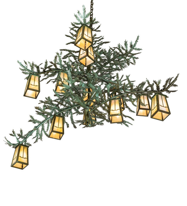 Meyda Tiffany 284519 12 Light Chandelier, Tarinished Copper