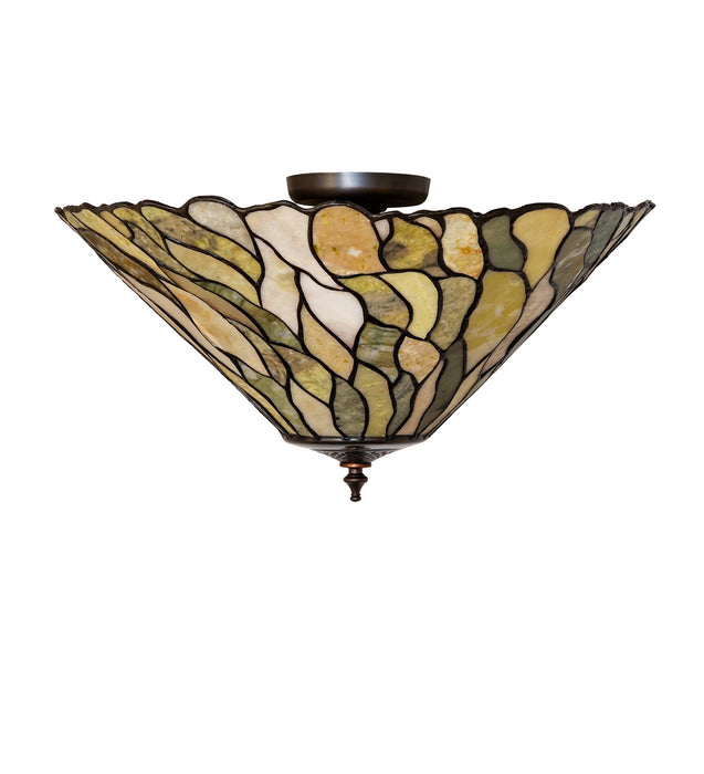 Meyda Tiffany 284570 Three Light Flushmount