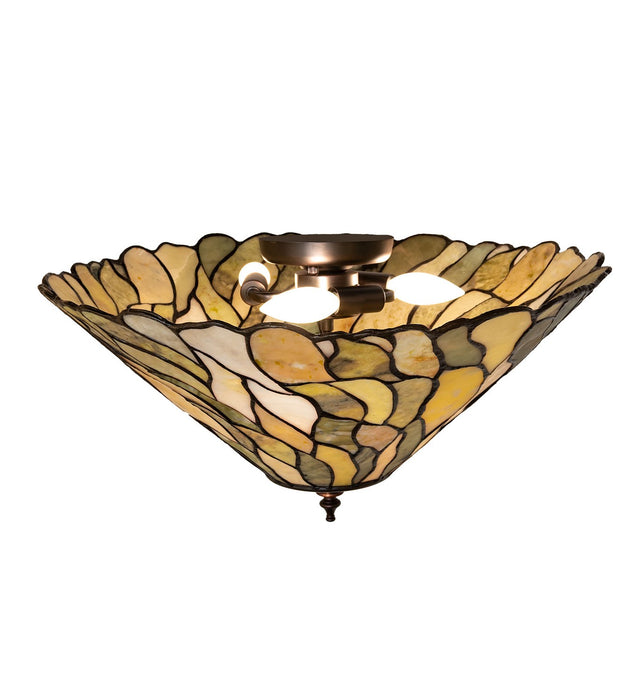 Meyda Tiffany 284570 Three Light Flushmount