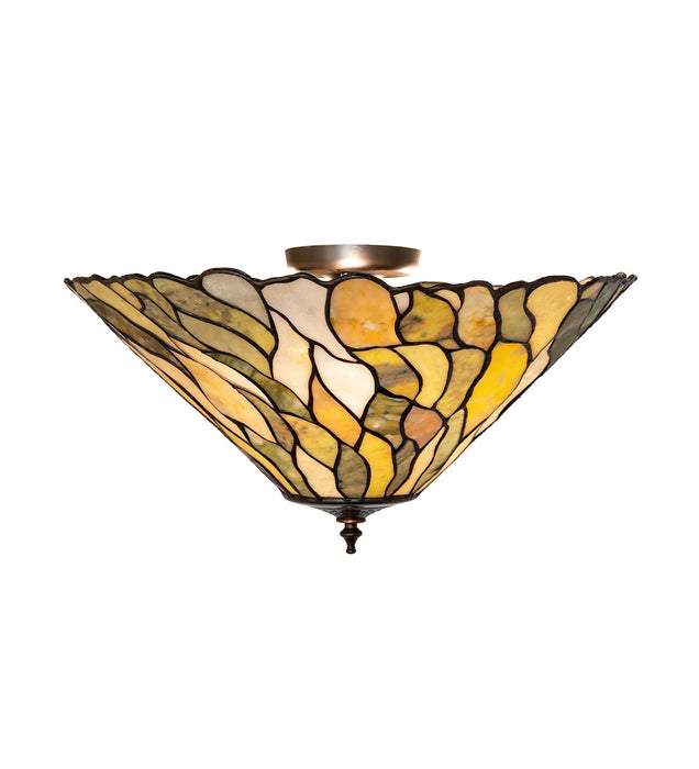 Meyda Tiffany 284570 Three Light Flushmount