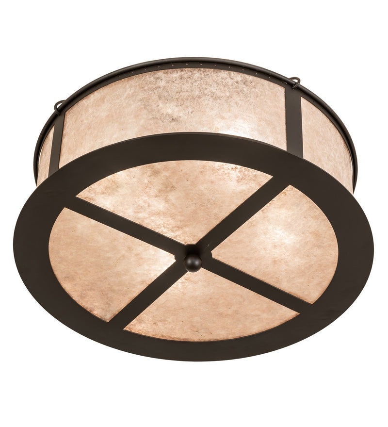 Meyda Tiffany 284571 Four Light Semi-Flushmount, Oil Rubbed Bronze