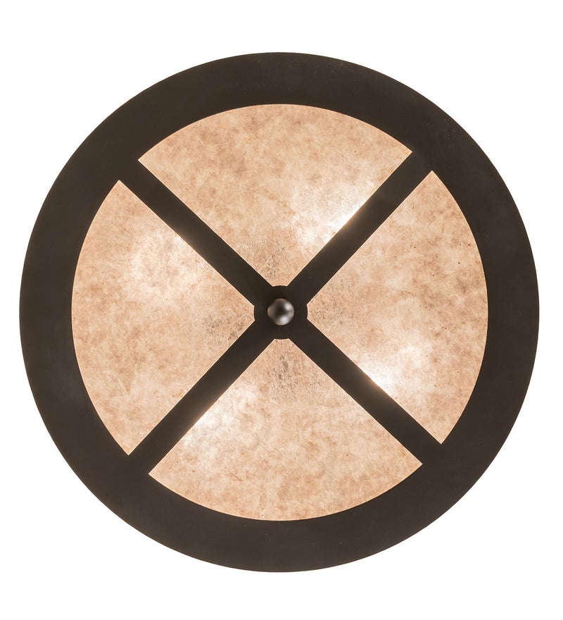 Meyda Tiffany 284571 Four Light Semi-Flushmount, Oil Rubbed Bronze