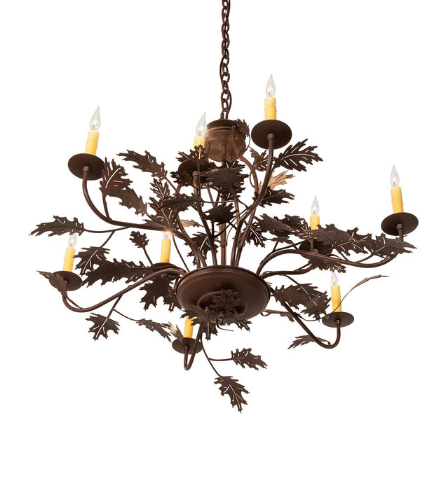 Meyda Tiffany 284699 Nine Light Chandelier, Cafe Noir