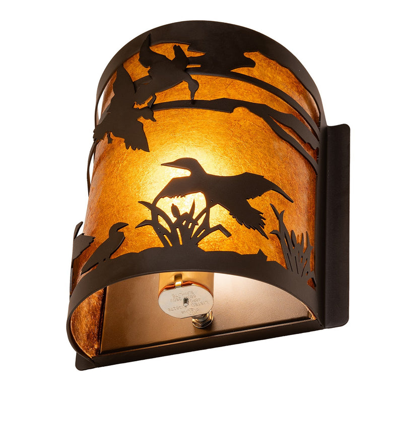 Meyda Tiffany 285254 One Light Wall Sconce, Oil Rubbed Bronze