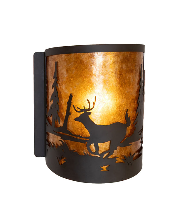 Meyda Tiffany 285255 One Light Wall Sconce, Oil Rubbed Bronze