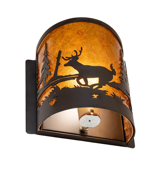 Meyda Tiffany 285255 One Light Wall Sconce, Oil Rubbed Bronze