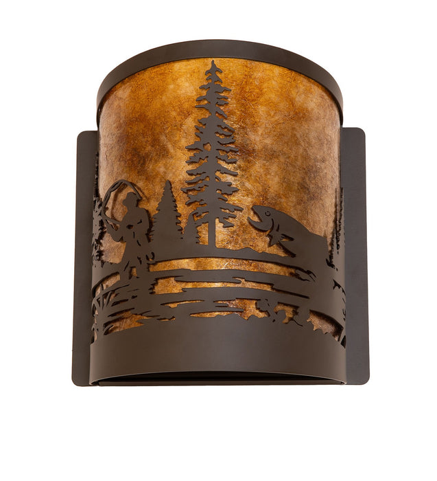 Meyda Tiffany 285257 One Light Wall Sconce, Oil Rubbed Bronze