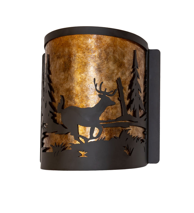 Meyda Tiffany 285259 One Light Wall Sconce, Oil Rubbed Bronze
