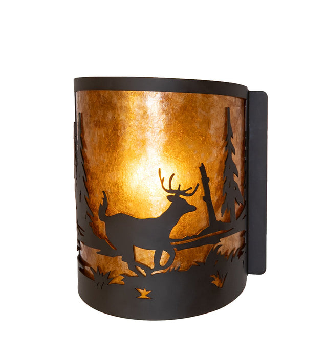 Meyda Tiffany 285259 One Light Wall Sconce, Oil Rubbed Bronze