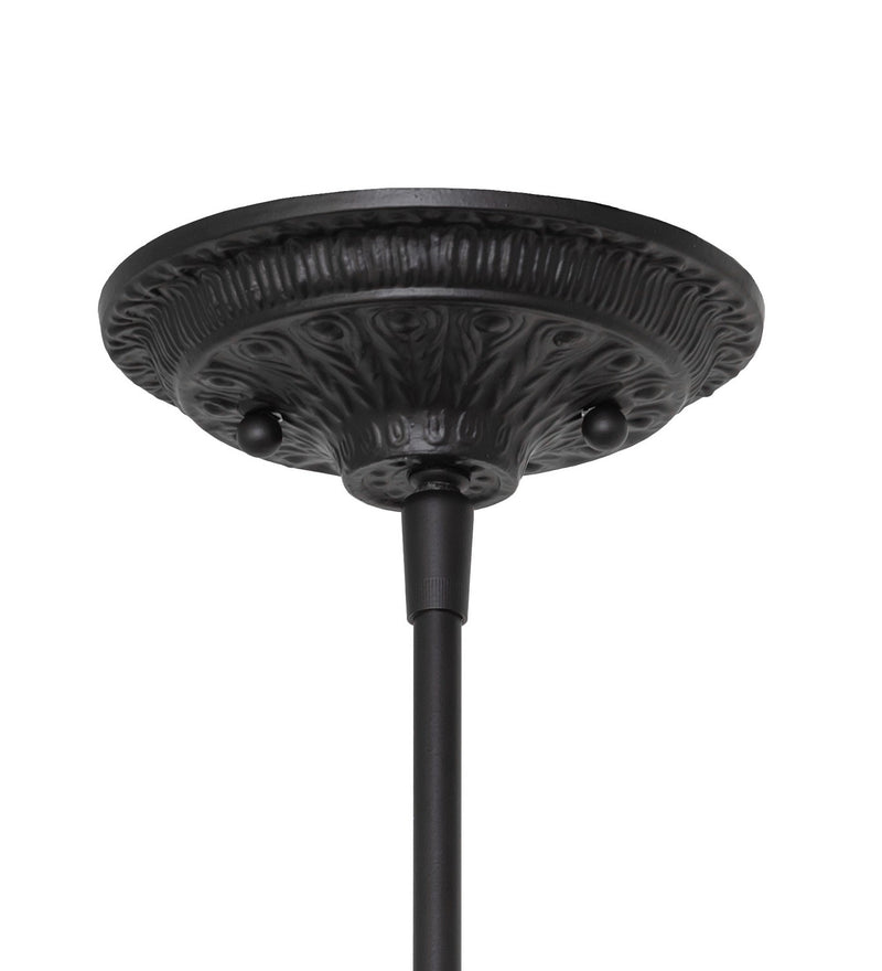 Meyda Tiffany 285906 One Light Pendant Hardware, Solar Black