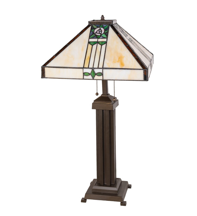 Meyda Tiffany 286706 Two Light Table Lamp