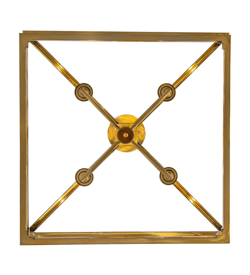 Meyda Tiffany 286955 Four Light Pendant, Transparent Gold