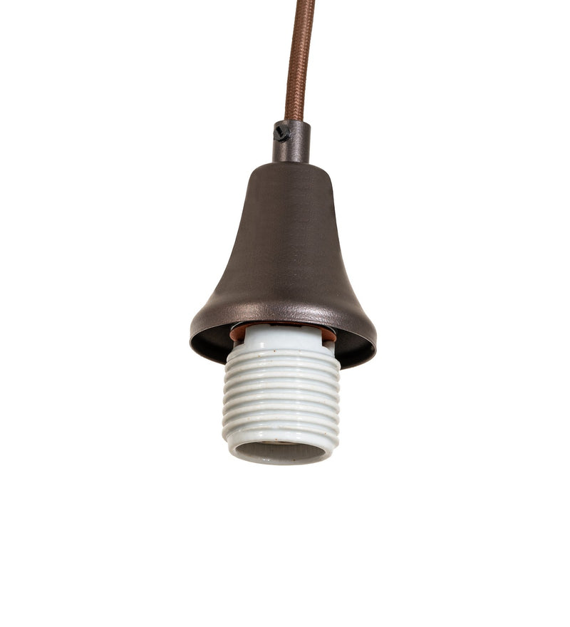 Meyda Tiffany 287132 Three Light Pendant Hardware, Mahogany Bronze