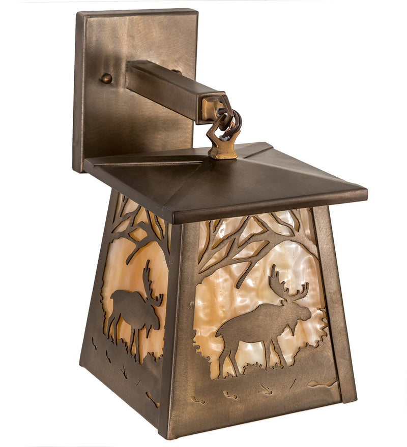 Meyda Tiffany 287624 One Light Wall Sconce, Antique Copper