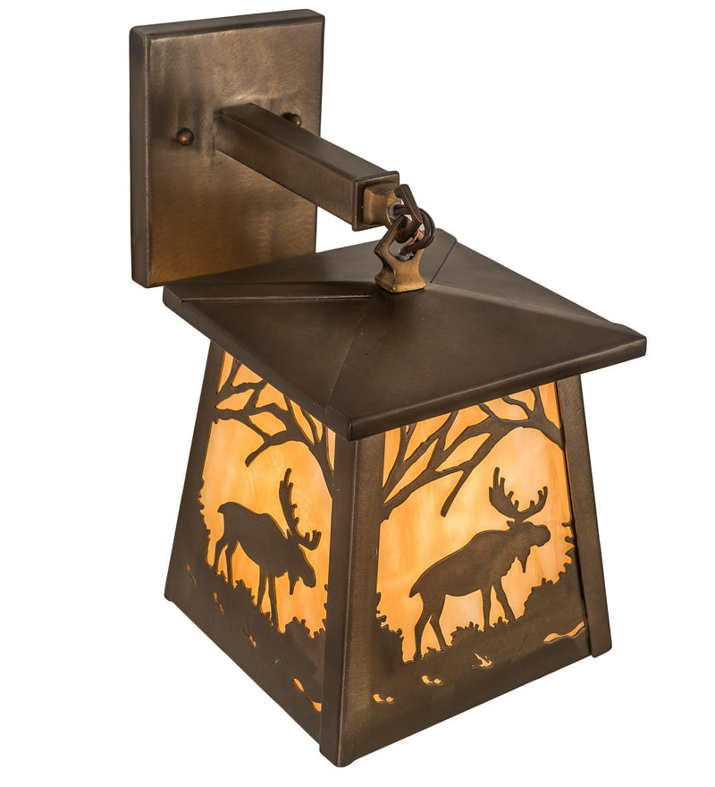 Meyda Tiffany 287624 One Light Wall Sconce, Antique Copper