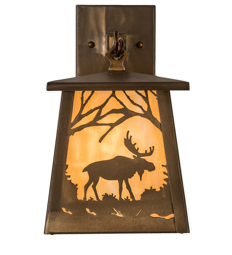 Meyda Tiffany 287624 One Light Wall Sconce, Antique Copper