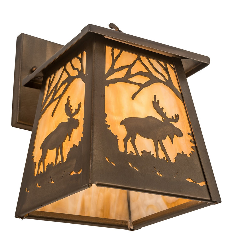 Meyda Tiffany 287624 One Light Wall Sconce, Antique Copper