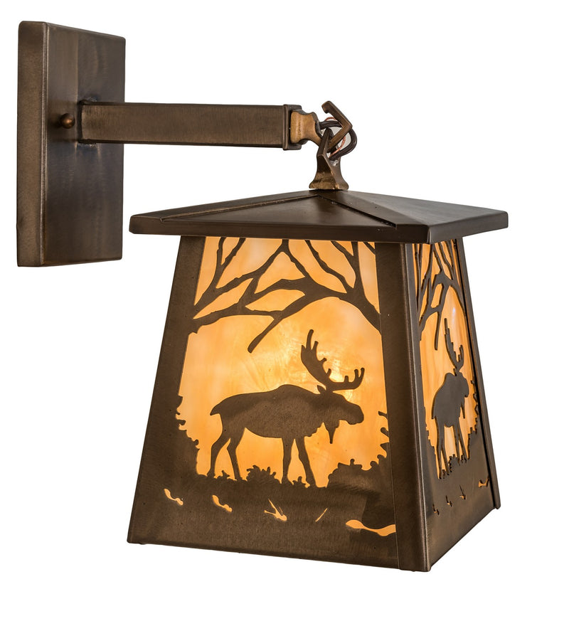 Meyda Tiffany 287624 One Light Wall Sconce, Antique Copper