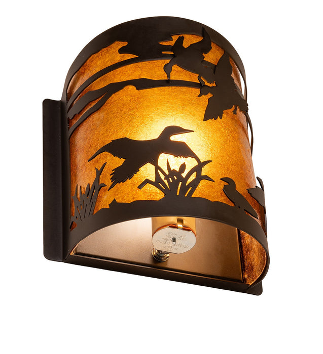 Meyda Tiffany 287736 One Light Wall Sconce, Oil Rubbed Bronze