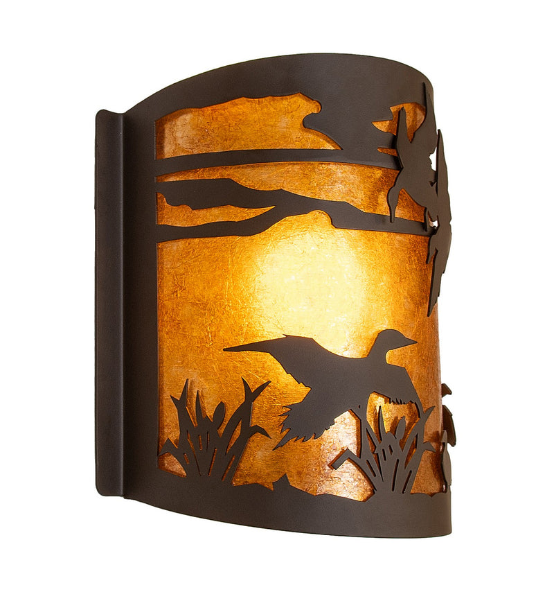 Meyda Tiffany 287736 One Light Wall Sconce, Oil Rubbed Bronze