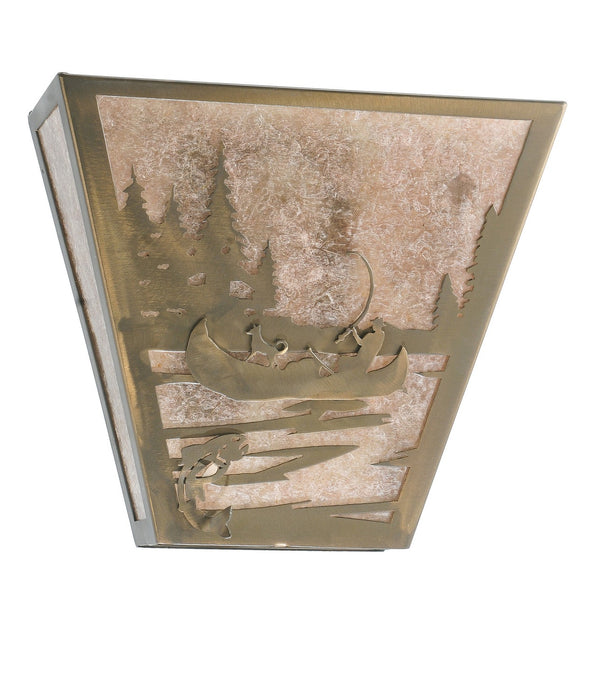 Meyda Tiffany 287894 Two Light Wall Sconce, Antique Copper
