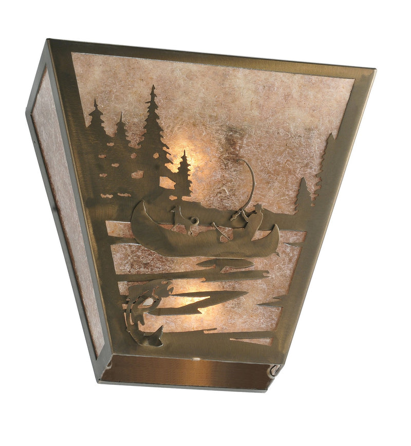 Meyda Tiffany 287894 Two Light Wall Sconce, Antique Copper