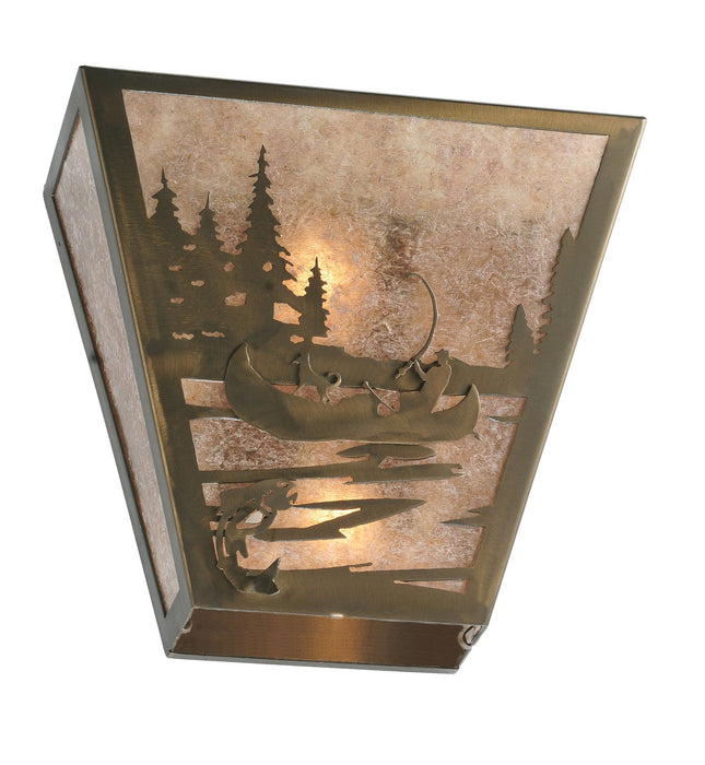 Meyda Tiffany 287894 Two Light Wall Sconce, Antique Copper