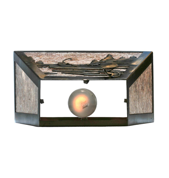 Meyda Tiffany 287894 Two Light Wall Sconce, Antique Copper