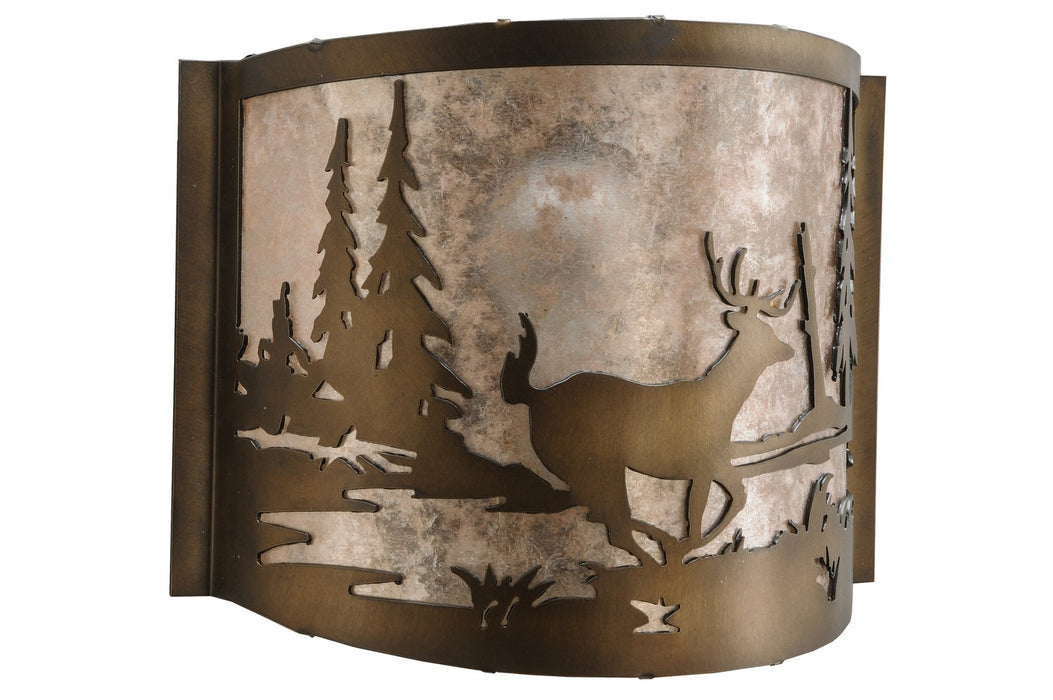 Meyda Tiffany 288030 One Light Wall Sconce, Antique Copper