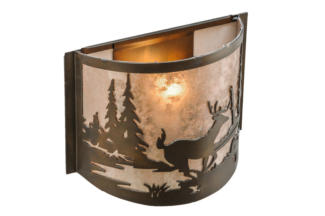 Meyda Tiffany 288030 One Light Wall Sconce, Antique Copper