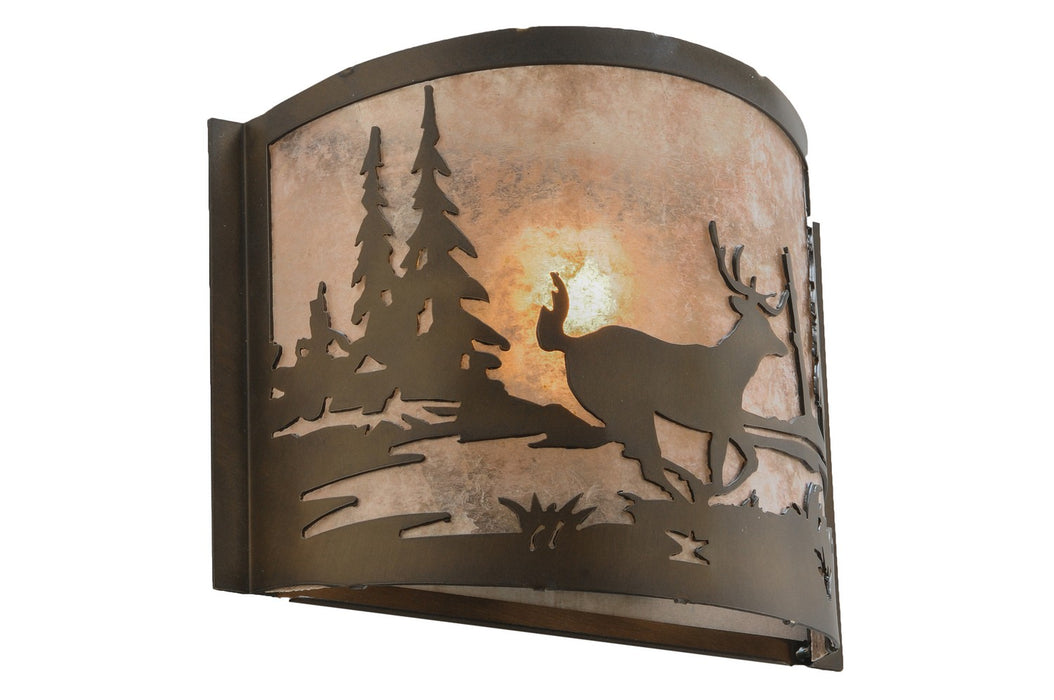 Meyda Tiffany 288030 One Light Wall Sconce, Antique Copper