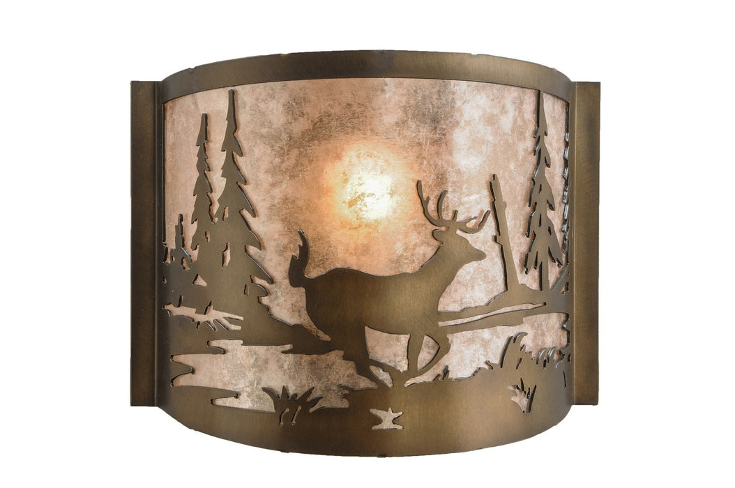 Meyda Tiffany 288030 One Light Wall Sconce, Antique Copper