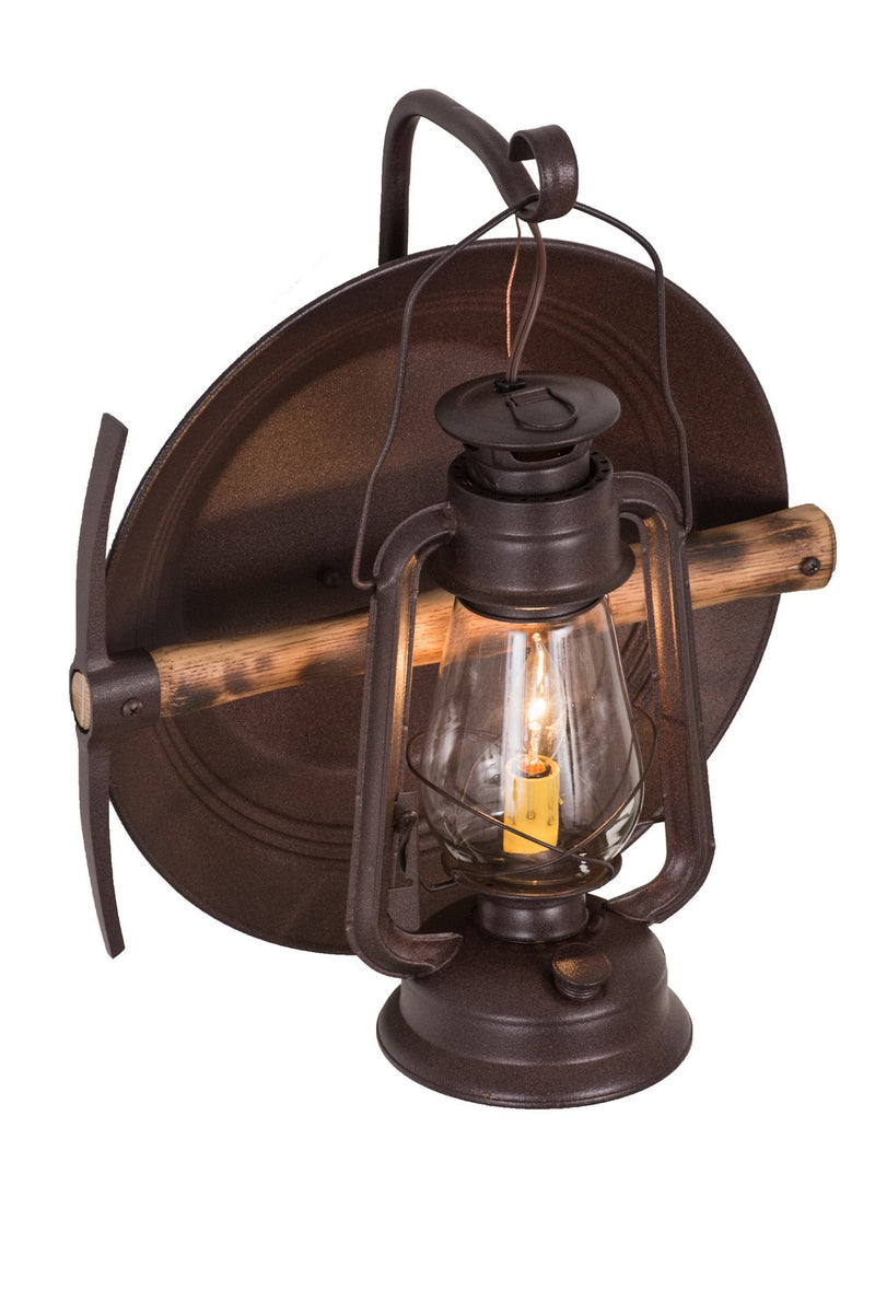 Meyda Tiffany 288033 One Light Wall Sconce, Distressed Rust