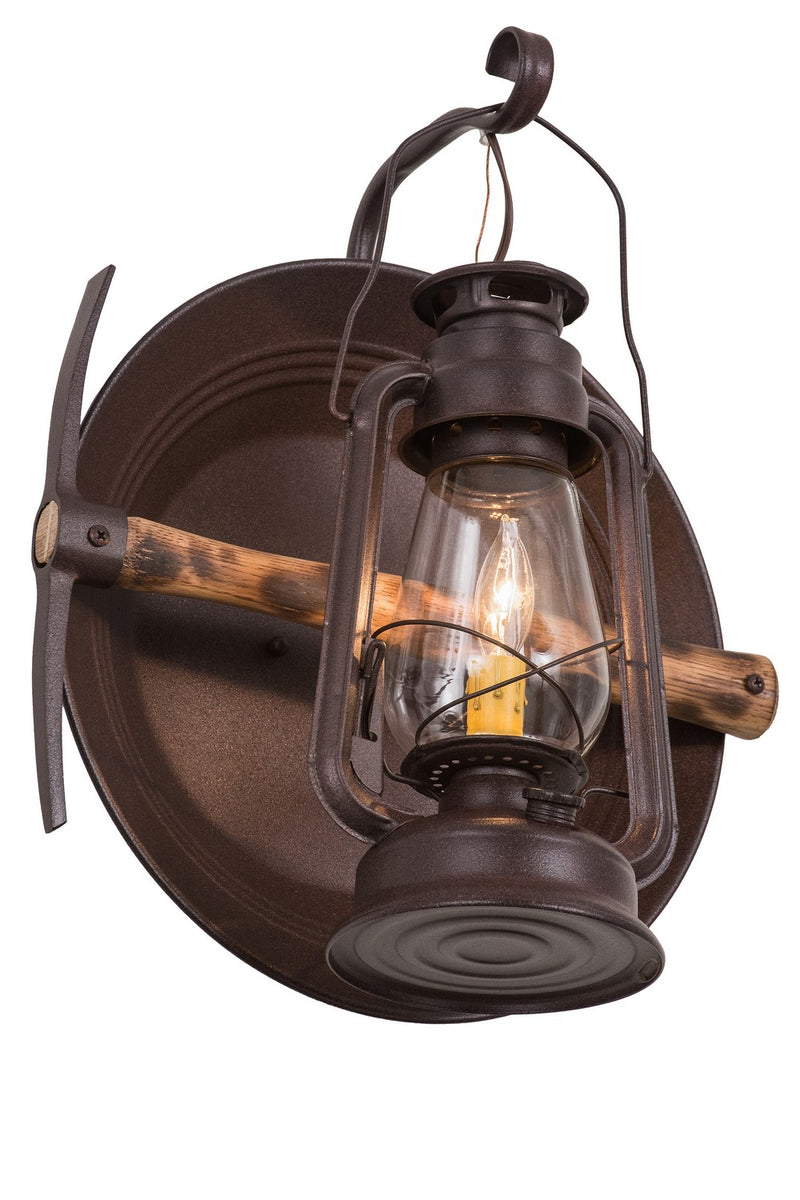 Meyda Tiffany 288033 One Light Wall Sconce, Distressed Rust