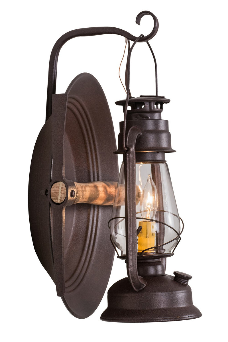 Meyda Tiffany 288033 One Light Wall Sconce, Distressed Rust