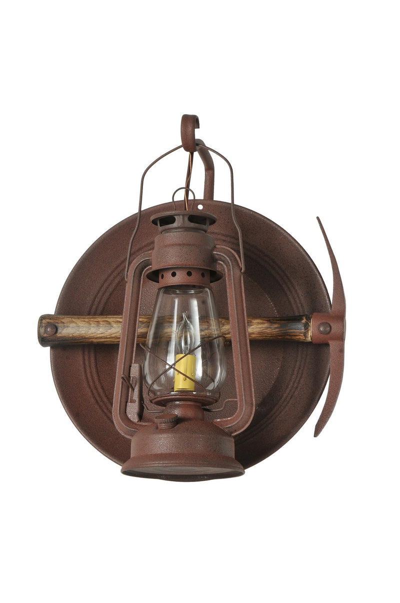 Meyda Tiffany 288050 One Light Wall Sconce, Distressed Rust