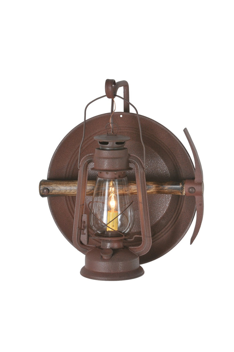 Meyda Tiffany 288050 One Light Wall Sconce, Distressed Rust