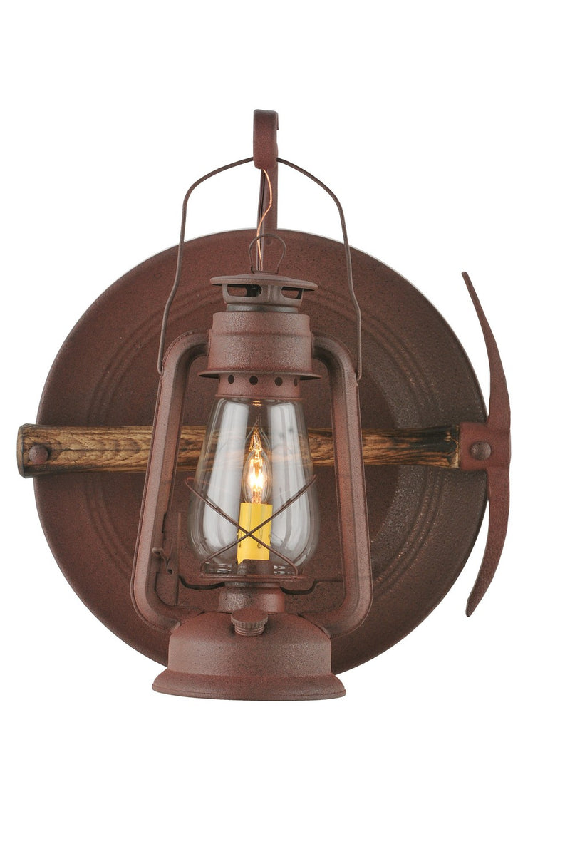 Meyda Tiffany 288050 One Light Wall Sconce, Distressed Rust