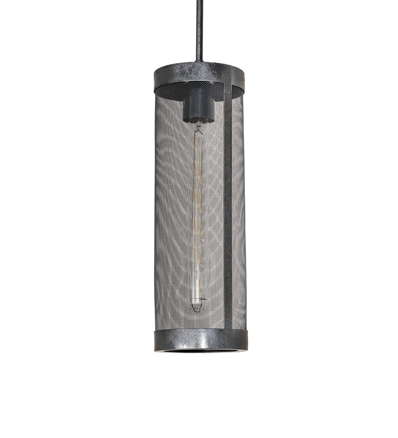 Meyda Tiffany 288058 One Light Pendant, Old Wrought Iron