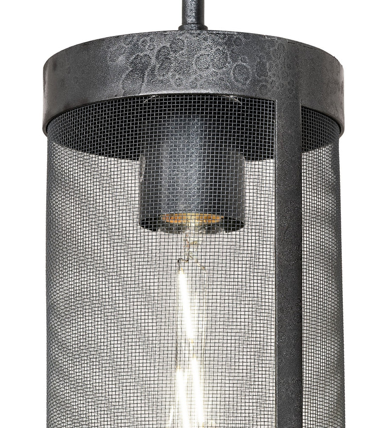 Meyda Tiffany 288058 One Light Pendant, Old Wrought Iron