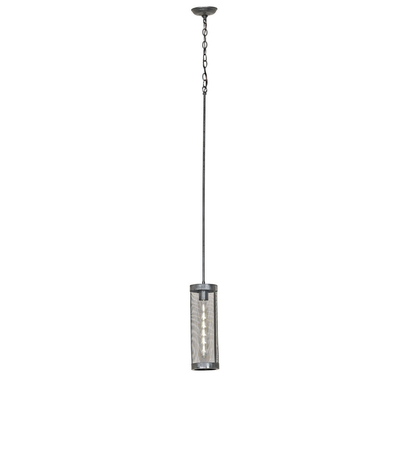 Meyda Tiffany 288058 One Light Pendant, Old Wrought Iron