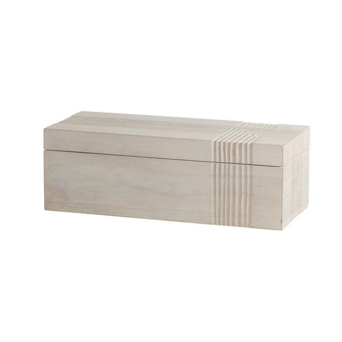 Arteriors ARI23 Boxes, Set of 2, Whitewash