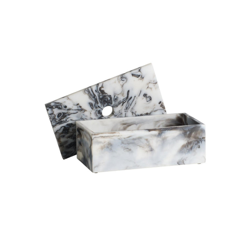 Arteriors ARS07 Boxes, Set of 2, Black & White
