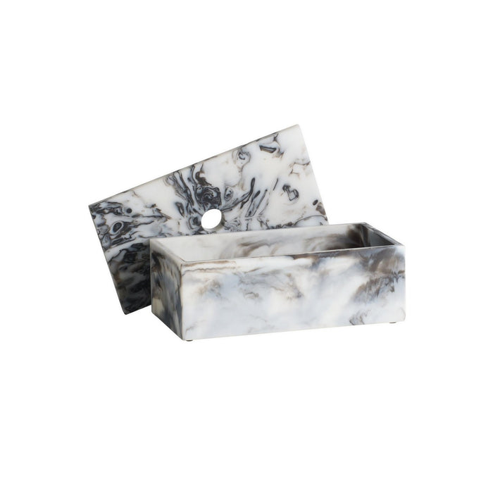 Arteriors ARS07 Boxes, Set of 2, Black & White