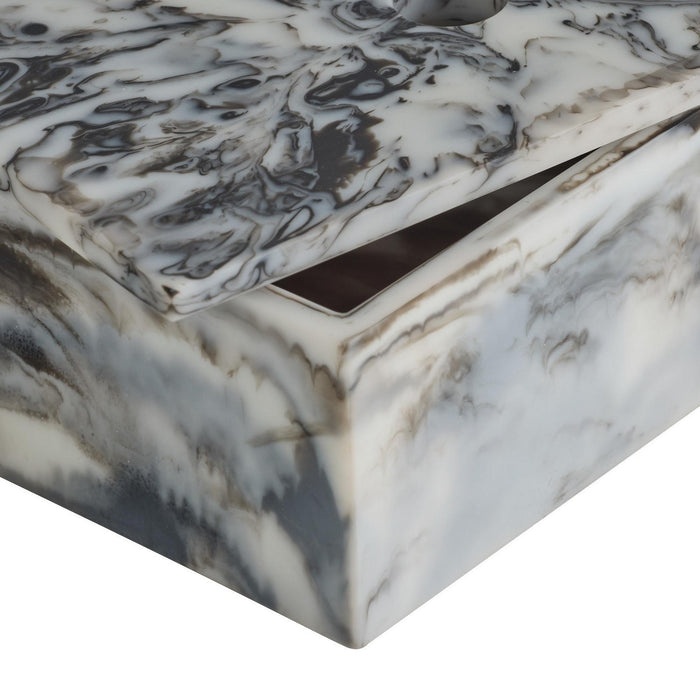 Arteriors ARS07 Boxes, Set of 2, Black & White